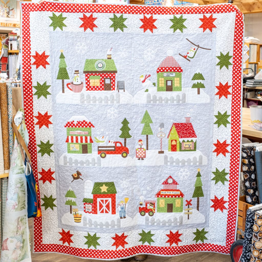 Frosty Goes to town christmas Block of the month