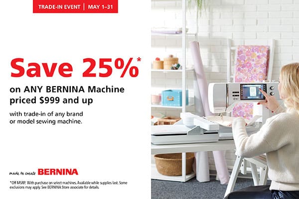 Bernina sewing machines near me