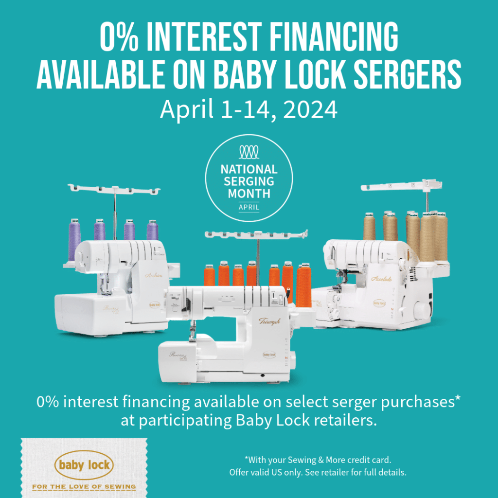 baby lock sergers for sale