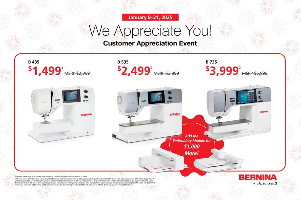 bernina sale