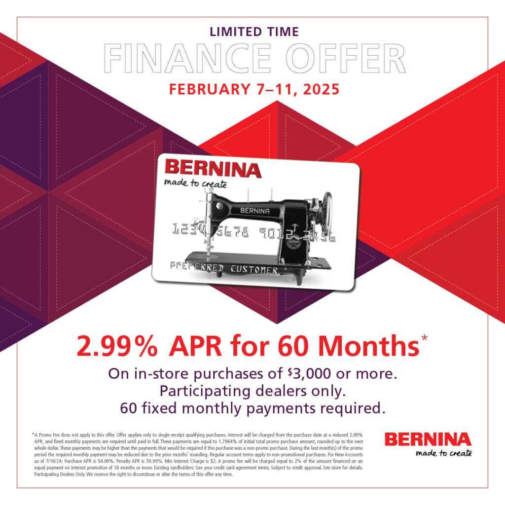 bernina sewing machine sale