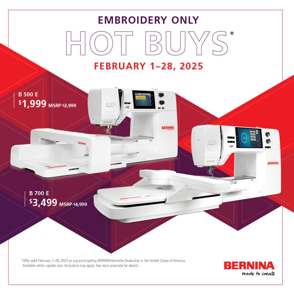 bernina sewing machine sale