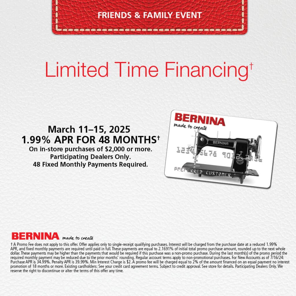 bernina financing