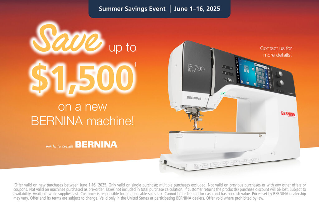 bernina sewing machine sale