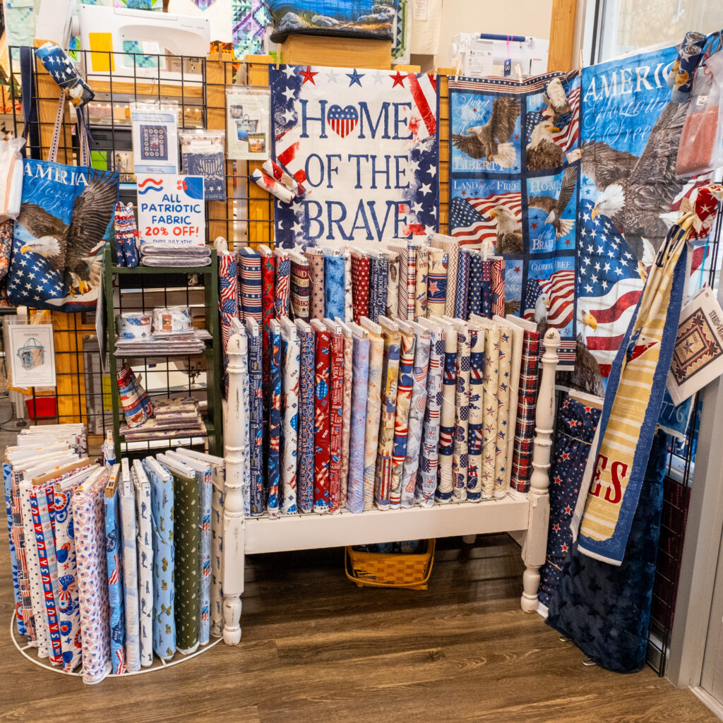 patriotic fabric 4th of july